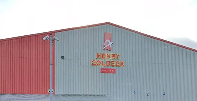Wide view of the Henry Colbeck rooftop solar installation