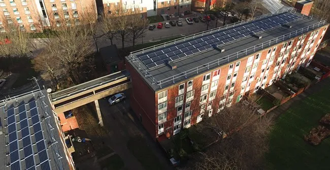 Solar modules on Your Homes Newcastle property for Newcastle City Council