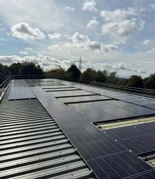 296 high-efficiency 435W panels fitted at Bluchers
